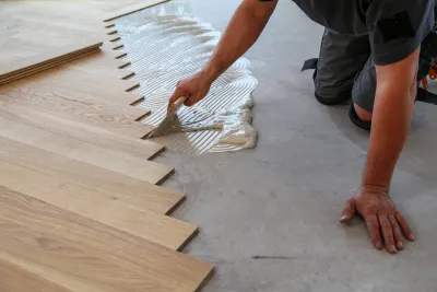 Floor Installation, home services ad in Riga, Latvia 3