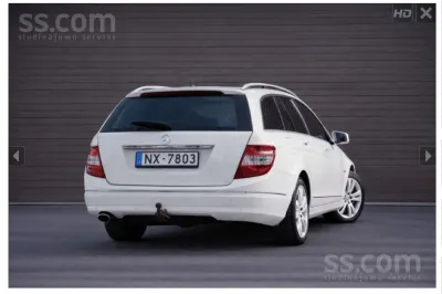 Mercedes C220 2008. gada, 2.2 dīzelis ar automātisko ātrumkārbu. ss.lv, vieglie auto sludinājums Rīgā 2