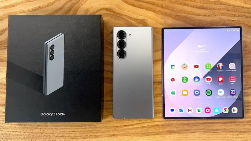 Galaxy Z Fold 6 with a defect, communication devices ad in Pieriga Region 1